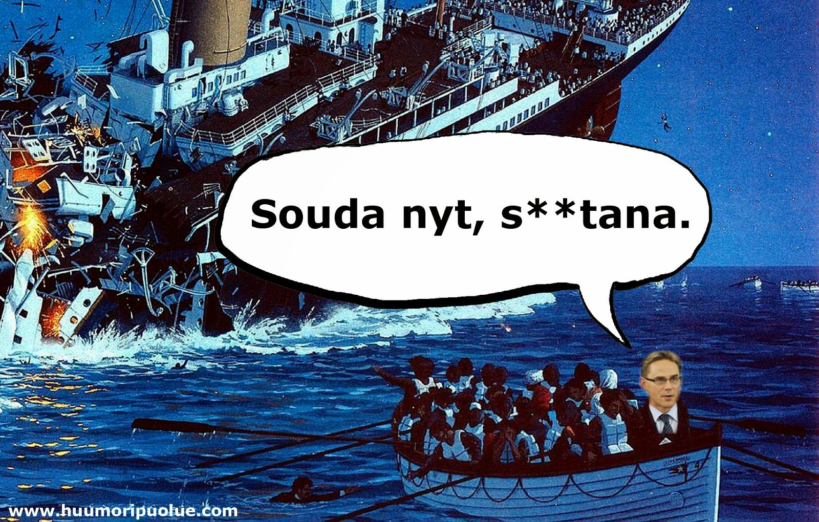 Souda nyt, s**tana.